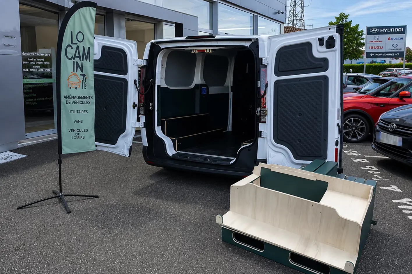 Partenariat avec la concession KIA Montauban — vue 1 de l'aménagement